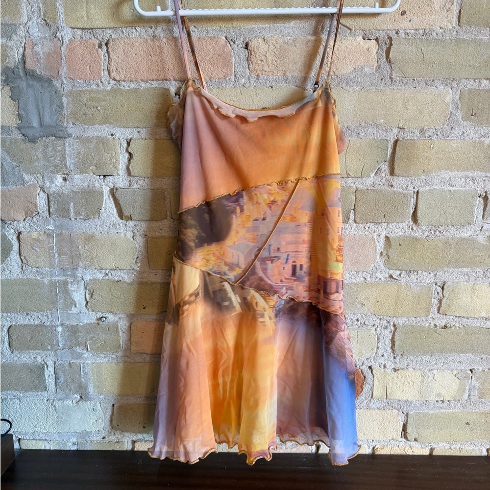 Urban Outfitters Yellow and Orange Dress